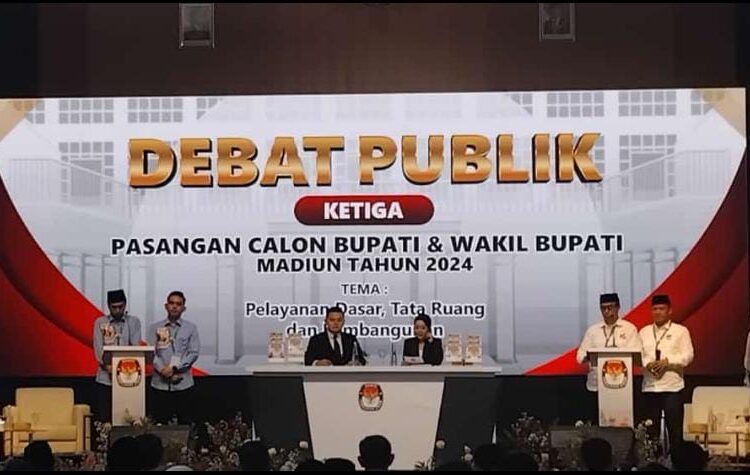 Adu Gagasan di Debat Pilbup Madiun: Infrastruktur vs Pemberdayaan Ekonomi