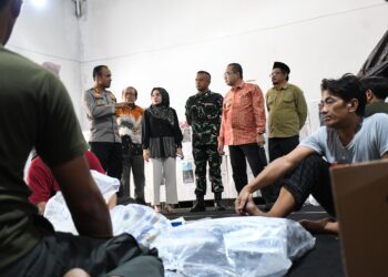 Kapolres Madiun Kota Bersama Forkopimda Tinjau Gudang KPU Jelang Coblosan Pilkada 2024