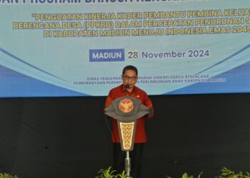 Cegah Stunting, PJ Bupati Madiun Tekankan 4 Strategi di Acara Pembinaan IMP dan Bangga Kencana