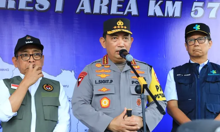 Kapolri Sebut Angka Kecelakaan Mudik Nataru Menurun Signifikan