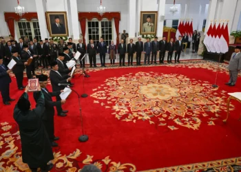 Prabowo Resmi Lantik Pimpinan dan Dewan Pengawas KPK