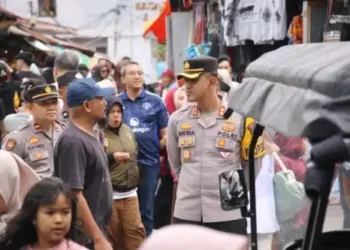 Kapolres Magetan Pantau Langsung Pengamanan Arus Lalulintas di Telaga Sarangan