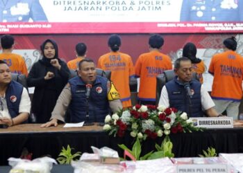 Bravo Polda Jatim ! Berhasil Ungkap Kasus Narkoba Skala Besar