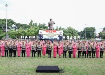 Seperti Perayaan Tahun Baru, Banyak Sekali Kenaikan Pangkat di Polda Jateng