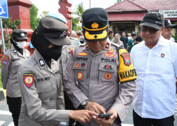 Polres Madiun Kota Cegah Judi Online, Periksa HP Anggota Sebagai Langkah Mitigasi