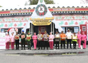 Pastikan Kesiapan Operasional, Kapolres Madiun Kota Tinjau Pospam Nataru
