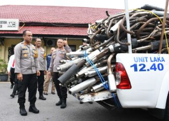 Polresta Madiun Catat Lonjakan Pelanggaran Lalu Lintas Sepanjang Tahun 2024