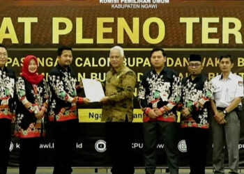 Ony-Antok Resmi Ditetapkan Sebagai Bupati dan Wakil Bupati Ngawi Lima Tahun Kedepan