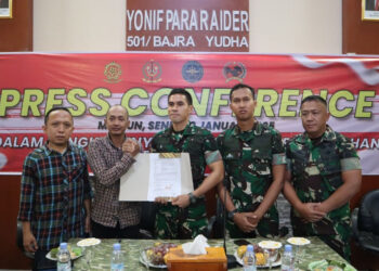 Yonif 501/BY dan Media Madiun Jalin Hubungan Harmonis Pasca Insiden 2016
