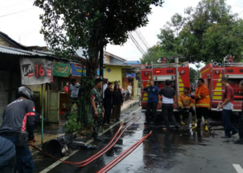 Lupa Matikan Kompor, Rumah Lansia di Madiun Dilalap Api