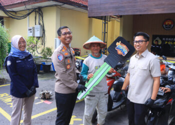 Polres Ngawi Serahkan 14 Motor Curian ke Pemiliknya