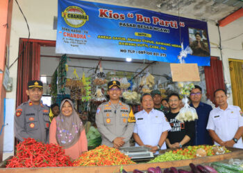 Polres Ngawi Cek Stok dan Harga Bahan Pokok di Pasar Jelang Ramadhan