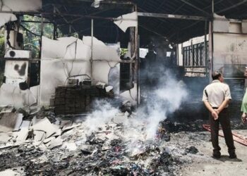 Tempat Produksi Kapas di Pabelan Kartasura Terbakar, Kerugian Capai Rp 1 Miliar