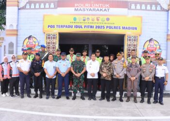 Deputi IV Kemenko Polkam Tinjau Kesiapan Pengamanan Mudik Lebaran 2025 di Madiun