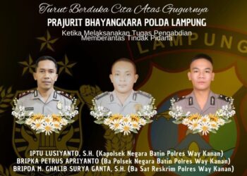 Dimakamkan Hari Ini, Polisi yang Gugur di Way Kanan Dianugerahi Kenaikan Pangkat