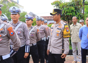 Kapolres Ngawi Cek Kedisiplinan Anggota Saat Ramadhan