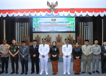 Kapolres Ngawi Hadiri Rapat Paripurna DPRD, Dukung Visi-Misi Bupati 2025-2030