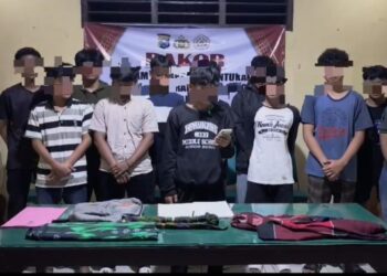 Polsek Kedunggalar Ungkap Kasus Perang Sarung di Ngawi yang Dijadikan Konten Ramadan