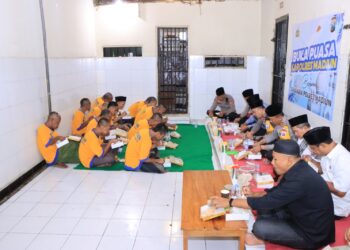 Kapolres Madiun Gelar Buka Puasa Bersama Tahanan, Perkuat Silaturahmi di Bulan Ramadhan