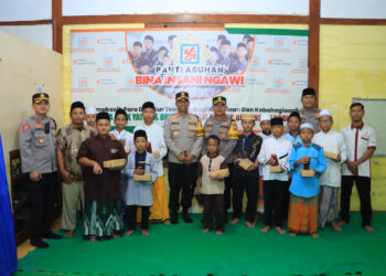Kapolres Ngawi Berbagi Kebahagiaan di Panti Asuhan Bina Insani