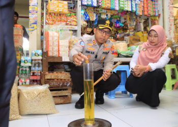 Sidak MinyaKita di Pasar Besar, Polres Ngawi Temukan Volume Tidak Sesuai