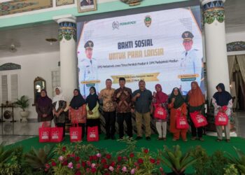 Perbarindo Jatim Gelar Bakti Sosial Bersama 185 Lansia di Madiun