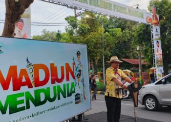 Festival Nasi Pecel  Kota Madiun Resmi Dibuka, Jalan Cokroaminoto Jadi Sentra Kuliner