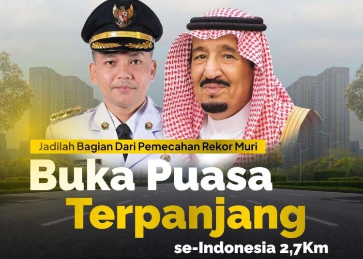 Siap Pecahkan Rekor Muri, Pemkot Solo dan Arab Saudi Gelar Buka Puasa Terpanjang di Indonesia
