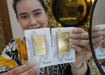 Harga Emas Antam Meroket Sentuh Rp1,7 Juta per Gram