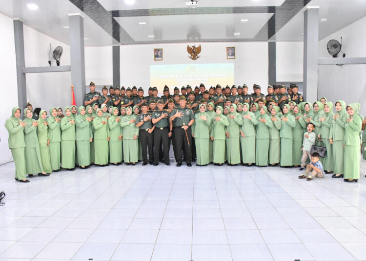 Naik Pangkat, 49 Prajurit Kodim 0802/Ponorogo Diminta Tingkatkan Dedikasi dan Tanggung Jawab