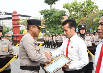Kapolres Madiun Kota Apresiasi Personel Berprestasi: Ungkap Kasus Curanmor dan Narkotika