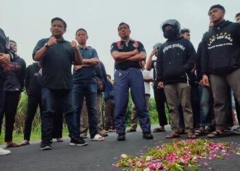 Tuntut Transparansi Penegak Hukum, Ratusan Anggota PSHT Gelar Aksi Damai di Kediri