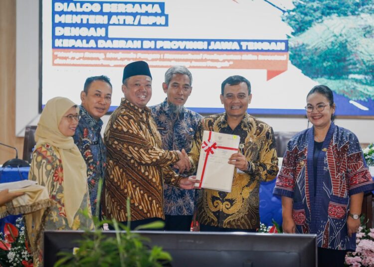 Pemprov Jateng Gandeng ATR/BPN Percepat Legalitas Tanah Tak Bertuan