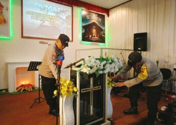 Polres Madiun Perketat Pengamanan Gereja Jelang Jumat Agung dan Paskah 2025