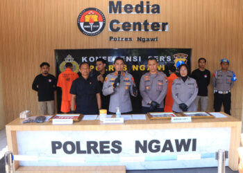 Polres Ngawi Tangkap Dua Pengedar Narkoba: 11 Gram Sabu dan 1.101 Pil Koplo Diamankan