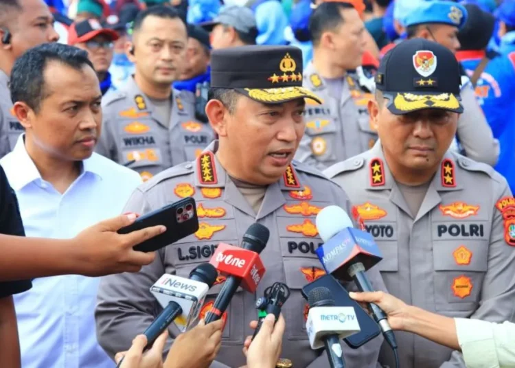 Monas Jadi Pusat Aksi May Day, Kapolri Tegaskan Komitmen Pengamanan dan Pelayanan Publik