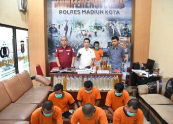 Polres Madiun Kota Ungkap 8 Kasus Kriminal Selama Operasi Pekat 2025 dan KRYD