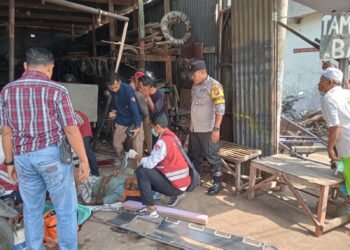 Satu Orang Alami Luka Serius Akibat Ledakan Tabung Gas Bengkel Las