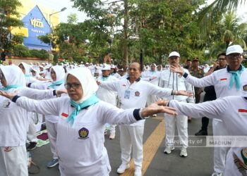 4.000 Peserta Meriahkan Senam Massal Munas SSI Wai Tan Kung di Kota Madiun