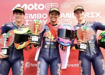 Veda Ega Raih Kemenangan Perdana di Red Bull Rookies Cup Italia