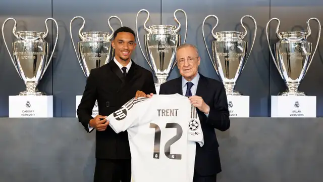 Resmi Gabung Real Madrid, Trent Alexander-Arnold Kenakan Nomor Punggung 12