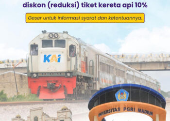 Dukung Mobilitas Akademisi, KAI Daop 7 Madiun Tawarkan Diskon Tiket 10 Persen
