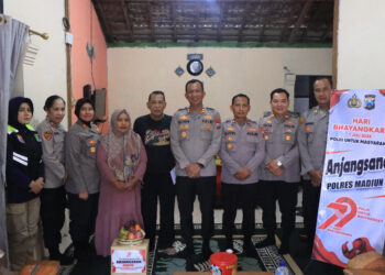 Polres Madiun Gelar Anjangsana Jelang Hari Bhayangkara ke-79: Wujud Nyata Kepedulian dan Solidaritas