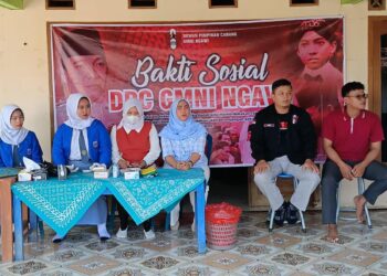 GMNI Ngawi Gelar Bakti Sosial Bersama Kaum Marhaen di Bulan Bung Karno