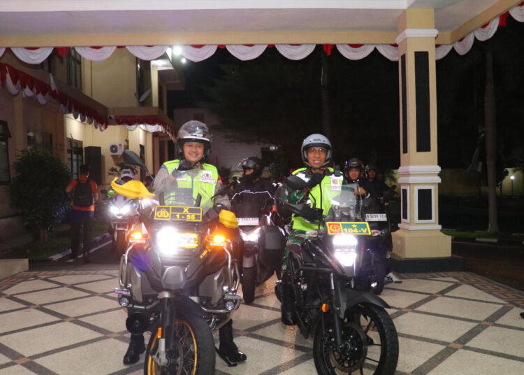 TNI-Polri Gelar Patroli Bermotor Skala Besar Jelang Malam 1 Suro di Magetan
