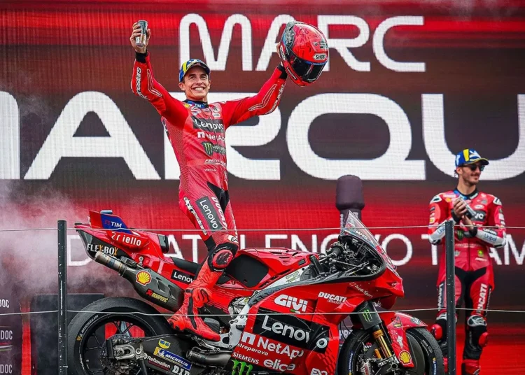 Kemenangan ke-68 Marquez Ukir Sejarah di Sirkuit Assen