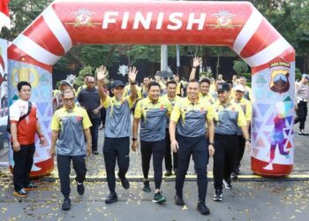 Polda Jateng Rayakan Hari Bhayangkara dengan Olahraga dan Doorprize Menarik