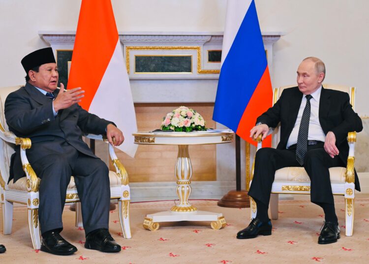 Prabowo Sebut RI–Rusia Makin Kuat di Tengah Gejolak Global