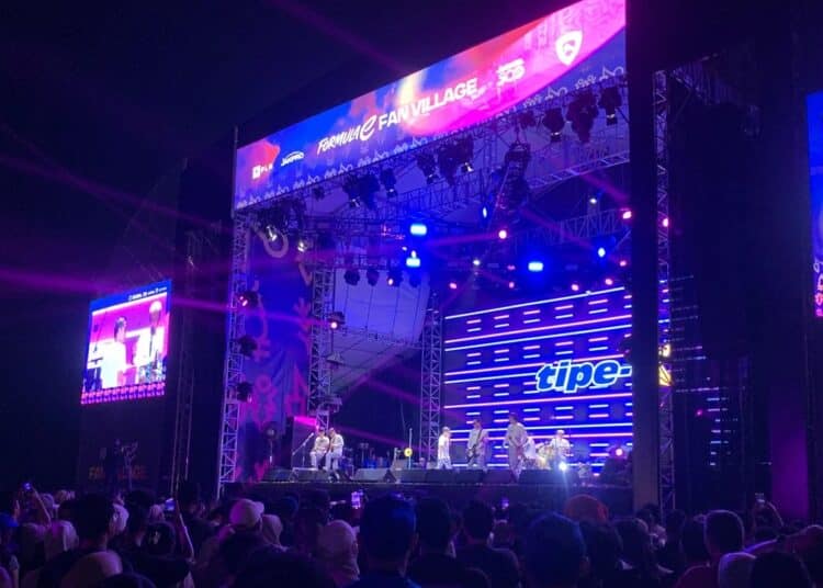 Tipe X Panaskan Suasana Formula E Jakarta 2025 di Ancol
