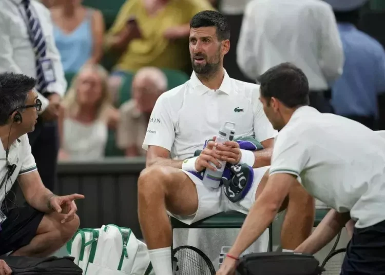 Dengan Napas Tersengal, Djokovic Tetap Tangguh di Wimbledon